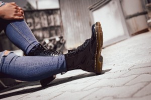 Dr. martens 1460 Black Lamper 11821011 galéria