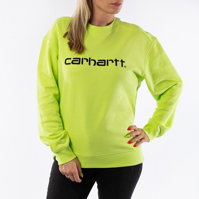 Carhartt WIP W' Sweatshirt I027475 LIME/BLACK