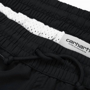 Carhartt Wip Chase Swim Trunks I026235 BLACK/GOLD galéria