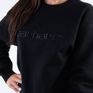 Carhartt WIP W' Sweatshirt I027475 BLACK/BLACK galéria