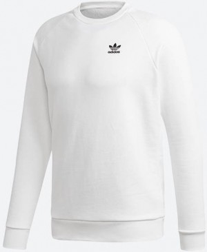 adidas Originals Loungewear Trefoil Essential Crewneck Sweatshirt ED6208 galéria