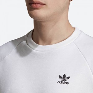 adidas Originals Loungewear Trefoil Essential Crewneck Sweatshirt ED6208 galéria