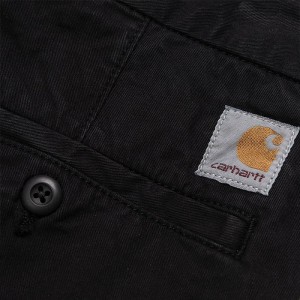 Carhartt WIP John Short I021730 BLACK galéria