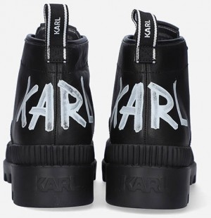 Karl Lagerfeld Trekka II Brush Logo Hiker KL45230 000 galéria