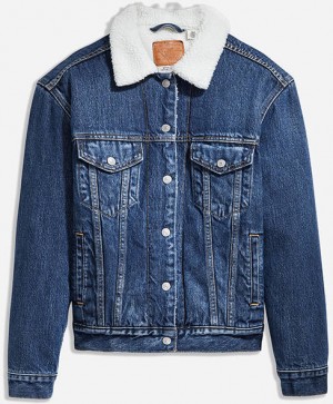 Levi's® Ex-Boyfriend Trucker Sherpa 36137-0034 galéria