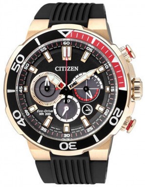 Citizen Eco-Drive Gold Rubber galéria