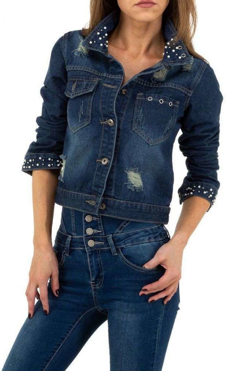 Női dzseki M.Sara Denim - kék