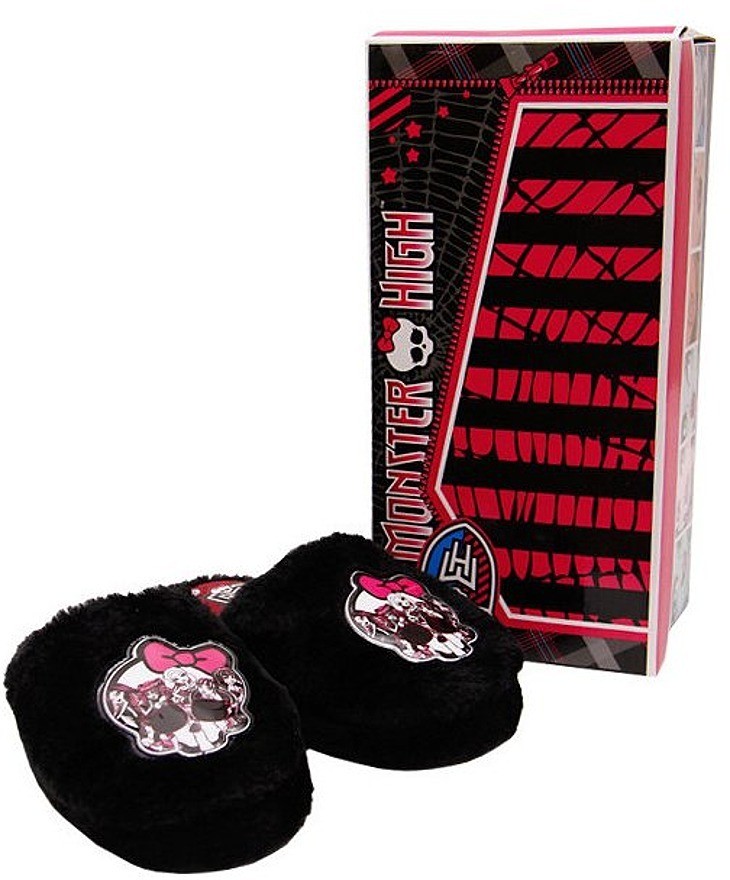 Monster magas fekete papucs