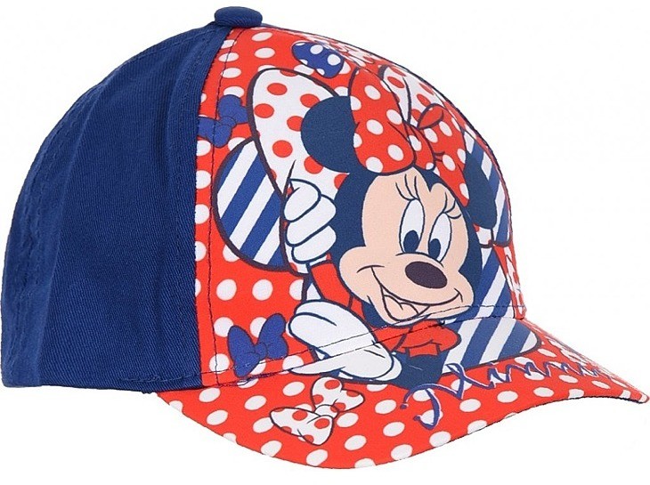 Minnie egér kék lány sapka pöttyös