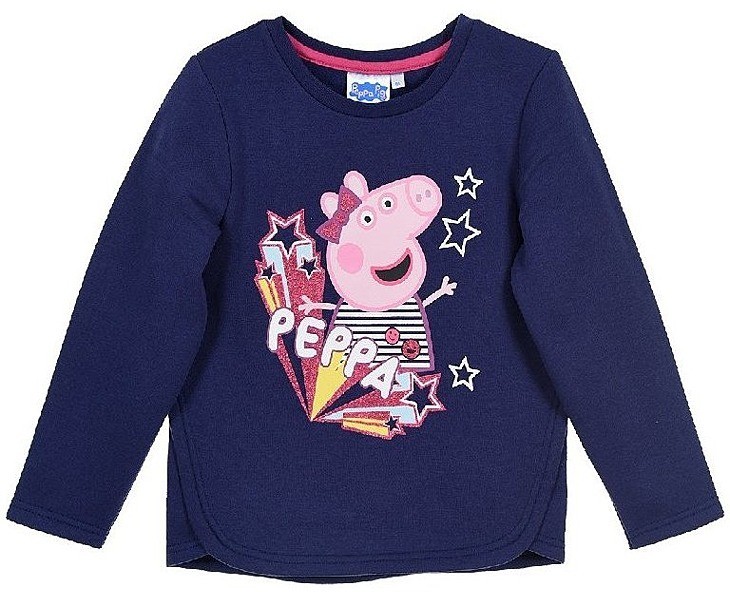 Lány lila peppa disznó pulóver