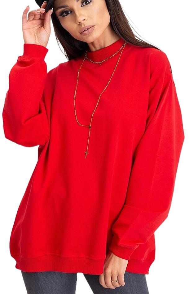 Női piros pulóver