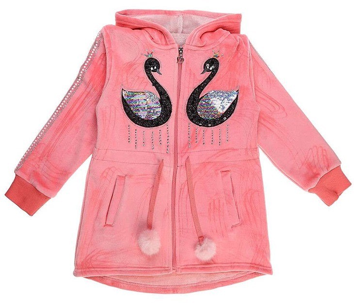 Lány hosszú kabátja