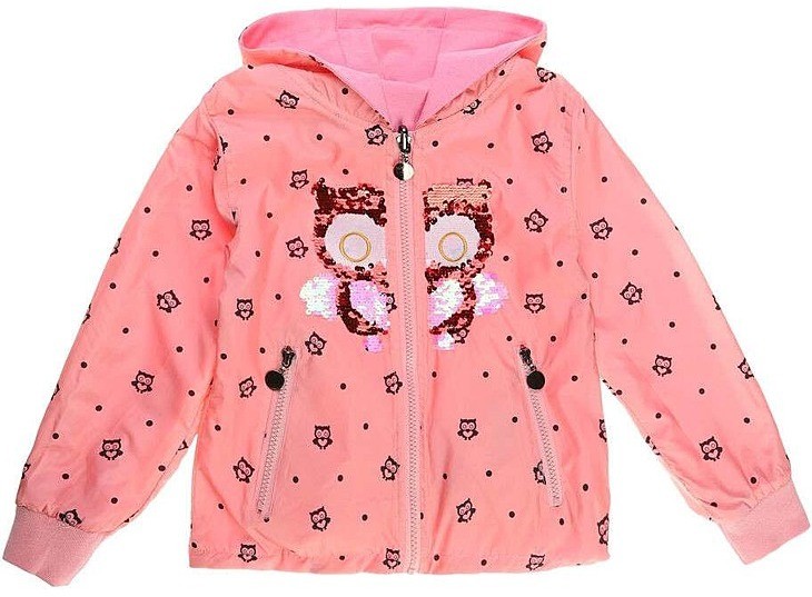 Lány kabátja rózsaszín