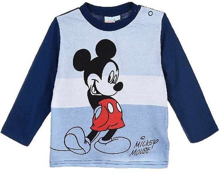 Mickey egér kék fiú hosszú ujjú pólója