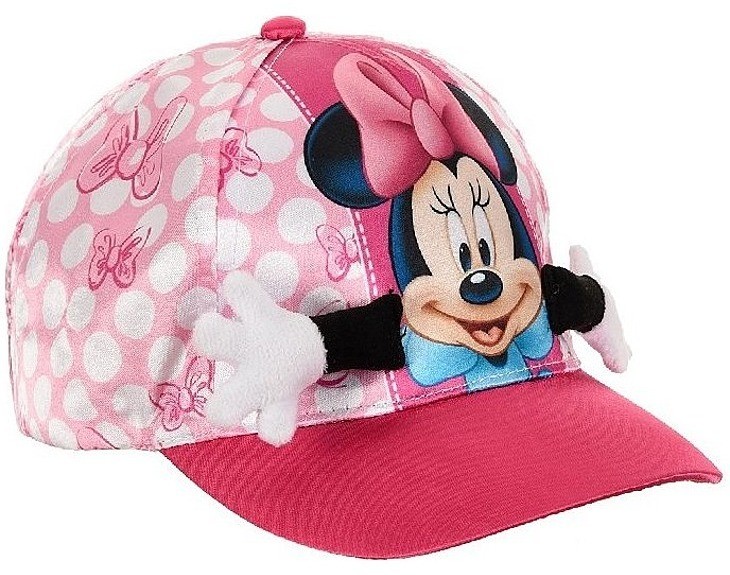 Minnie egér rózsaszín lány sapka