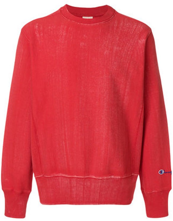 Champion Reverse Weave Crewneck Sweatshirt Piros 211680-RS033