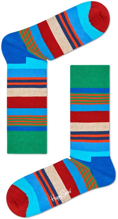 Happy Socks Multi Stripe Sock Színes MST01-6000