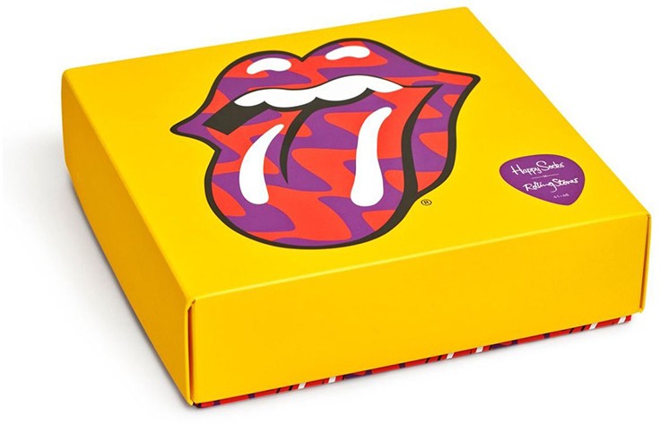 Happy Socks Rolling Stones Sock Box  Színes XRLS08-0100