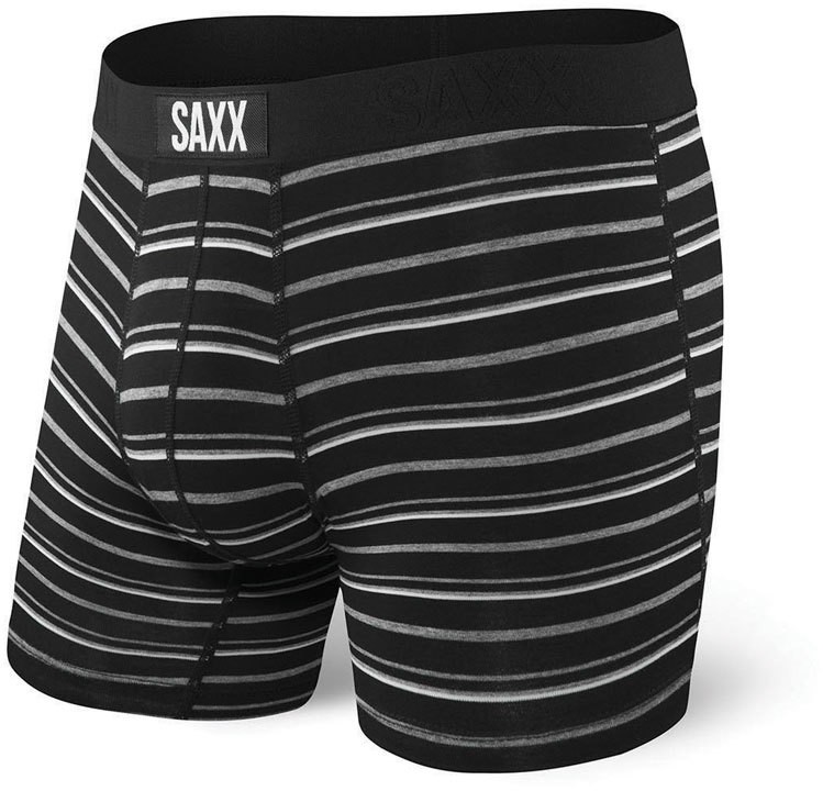 Saxx Vibe Boxer Brief Black Coast Stripe Fekete SXBM35BCO
