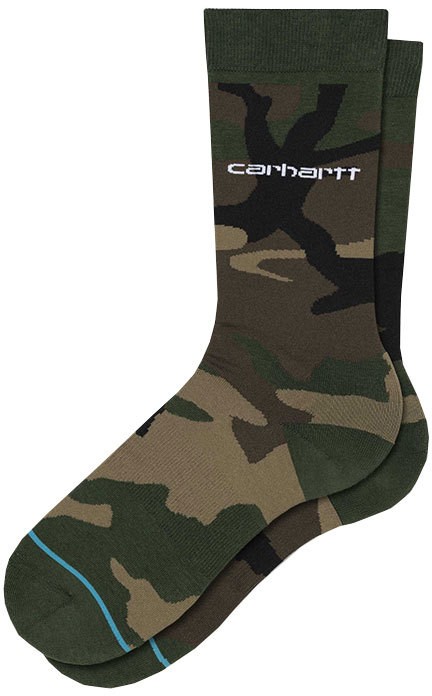 Carhartt WIP x Stance Camo Laurel Socks Zöld 1027800_640_00
