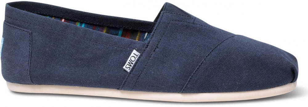 Toms Alpargatas Navy Canvas