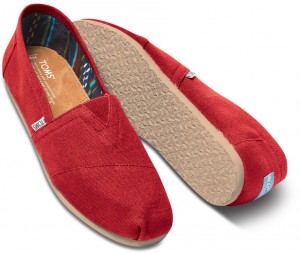 Toms Alpargatas Red Canvas galéria