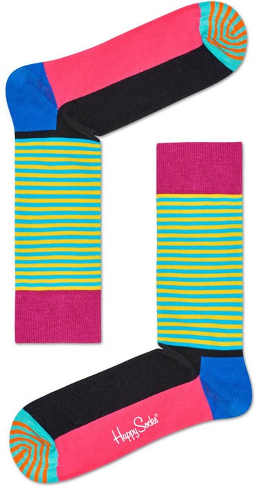 Happy Socks Half Stripe Sock