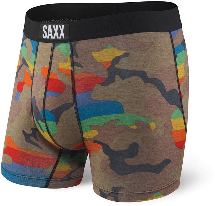 Saxx Vibe Boxer Brief Rainbow Supersized Camo