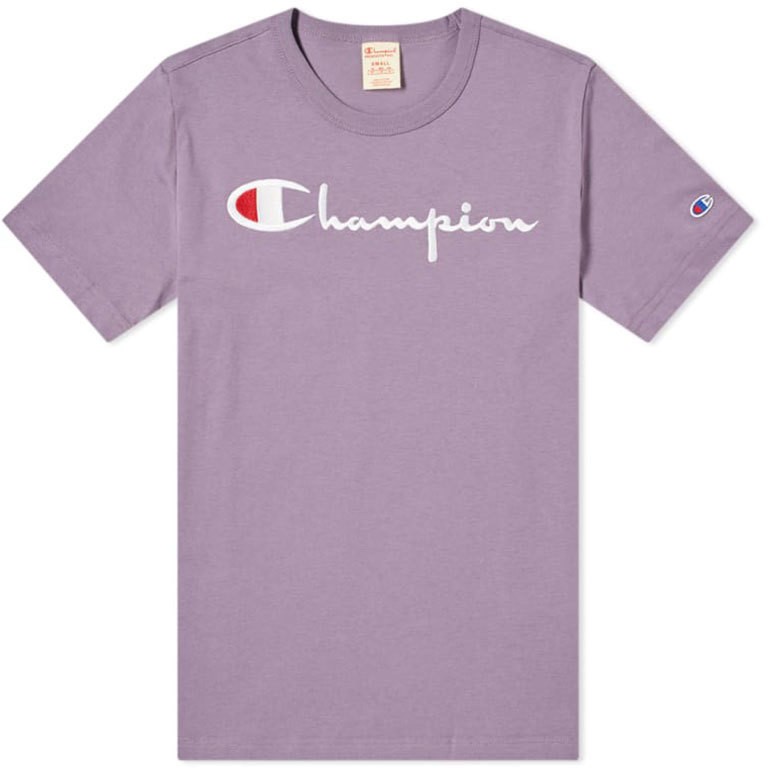 Champion Crewneck T-Shirt Lila 210972-VS042-PAE