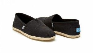 Toms Classic Linen Black Canvas galéria