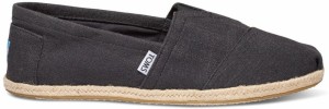 Toms Classic Linen Black Canvas galéria