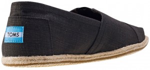 Toms Classic Linen Black Canvas galéria