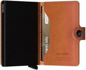 Secrid Miniwallet Perforated Cognac galéria