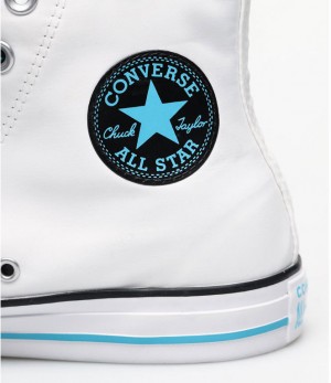 Converse CTAS HI White / Gnarly Blue galéria