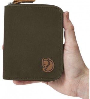 Fjällräven Zip Wallet Dark Olive galéria