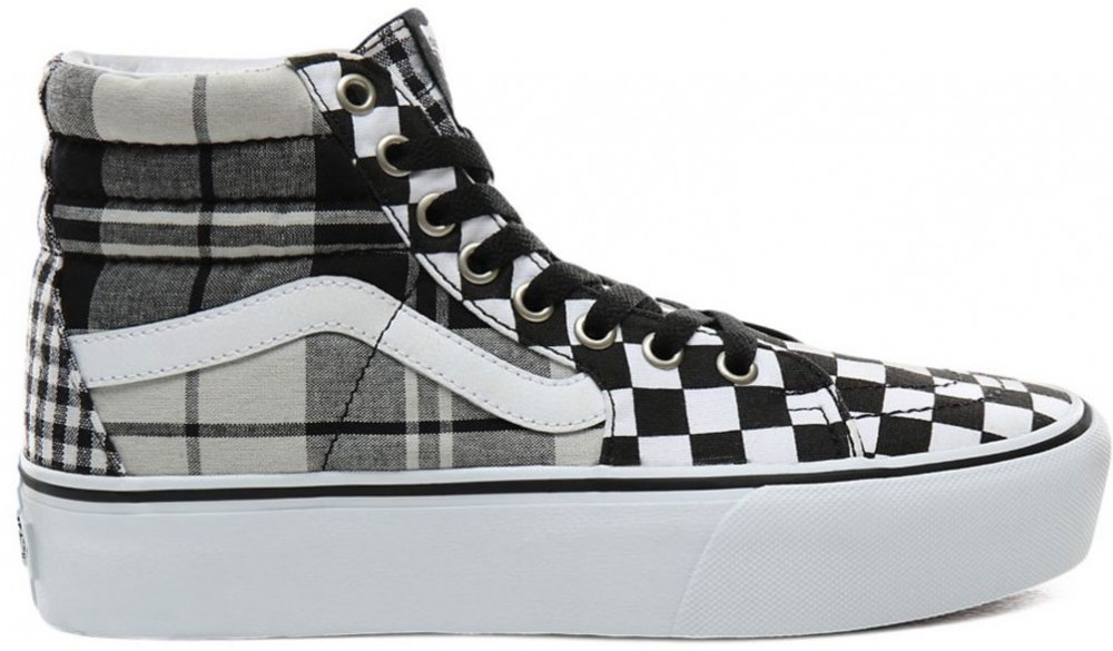 Vans UA SK8-Hi Plaid Checkerboard SK8-HI 2.0 Platform