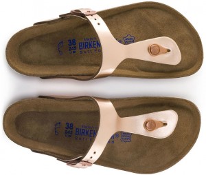 Birkenstock Gizeh Birko-Flor Metallic Copper galéria