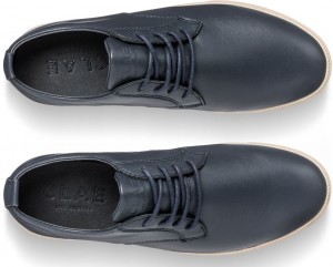 Clae Ellington Navy Milled Leather galéria
