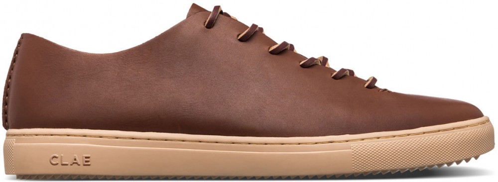 Clae One Piece Chestnut Veg Retan Leather