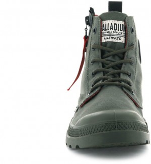 Palladium Boots Pampa Unzipped Olive Night galéria