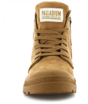 Palladium Boots Pampa HI Zip Nubuck Amber Gold galéria