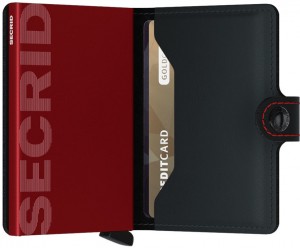 Secrid Miniwallet Matte Black & Red galéria