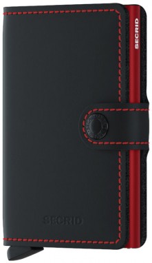 Secrid Miniwallet Matte Black & Red galéria