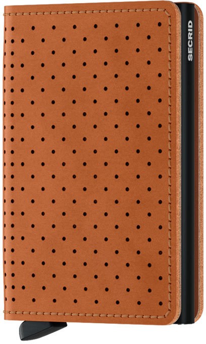 Secrid Slimwallet Perforated Cognac