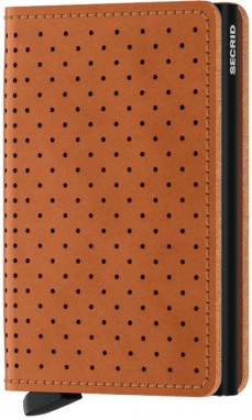 Secrid Slimwallet Perforated Cognac galéria