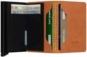 Secrid Slimwallet Perforated Cognac galéria