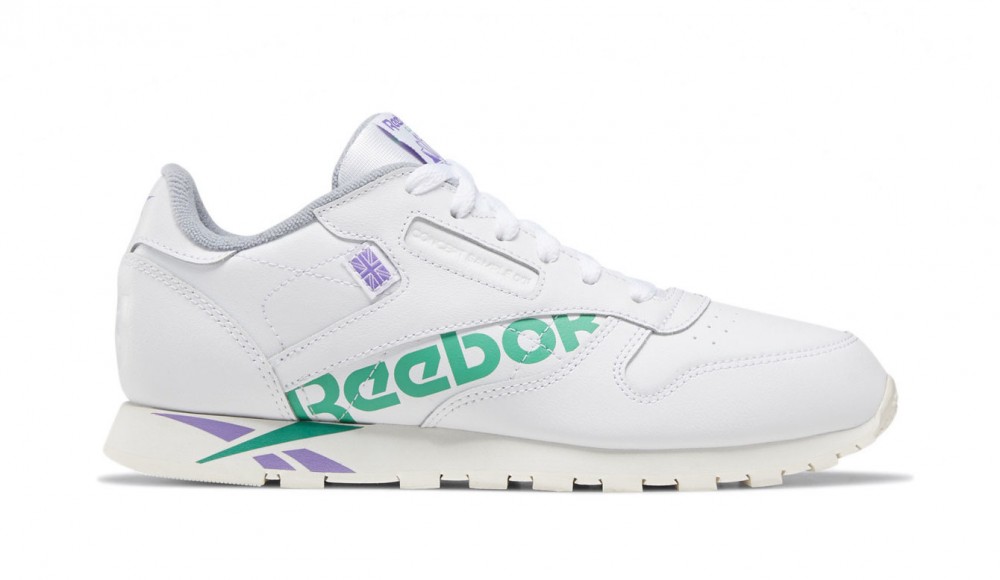 Reebok Classic Leather White Emerald Grape