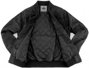 Chrome Industries Utility Bomber Jacket Black Camo galéria