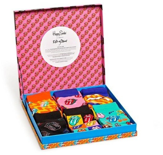 Happy Socks Rolling Stones 6-Pack Gift Box