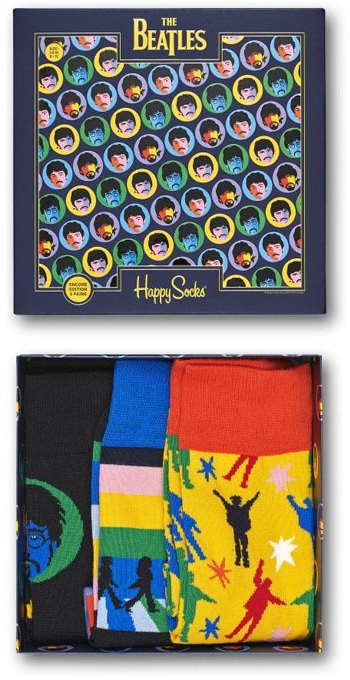 Happy Socks Beatles Gift Box 3 Pack